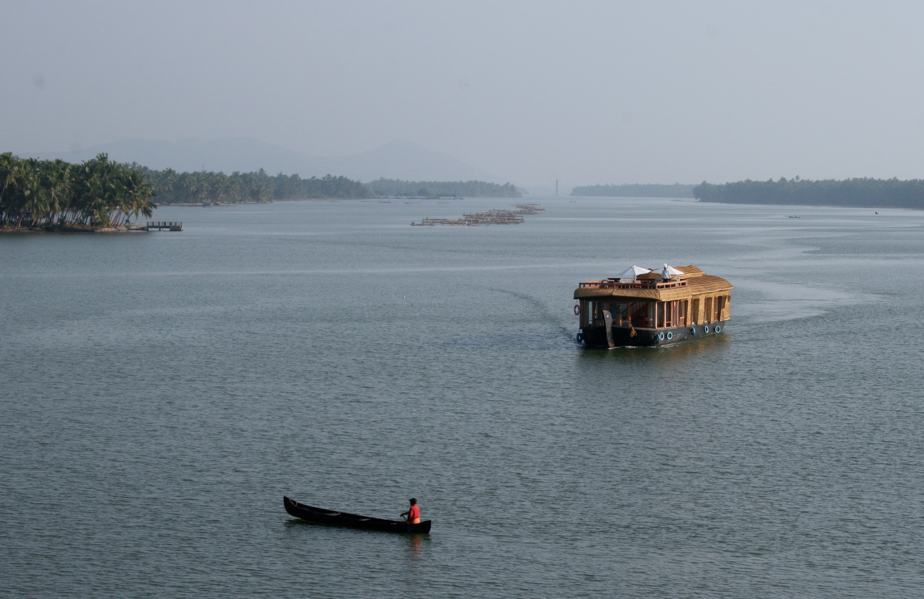 Aerial View of the houseboat
