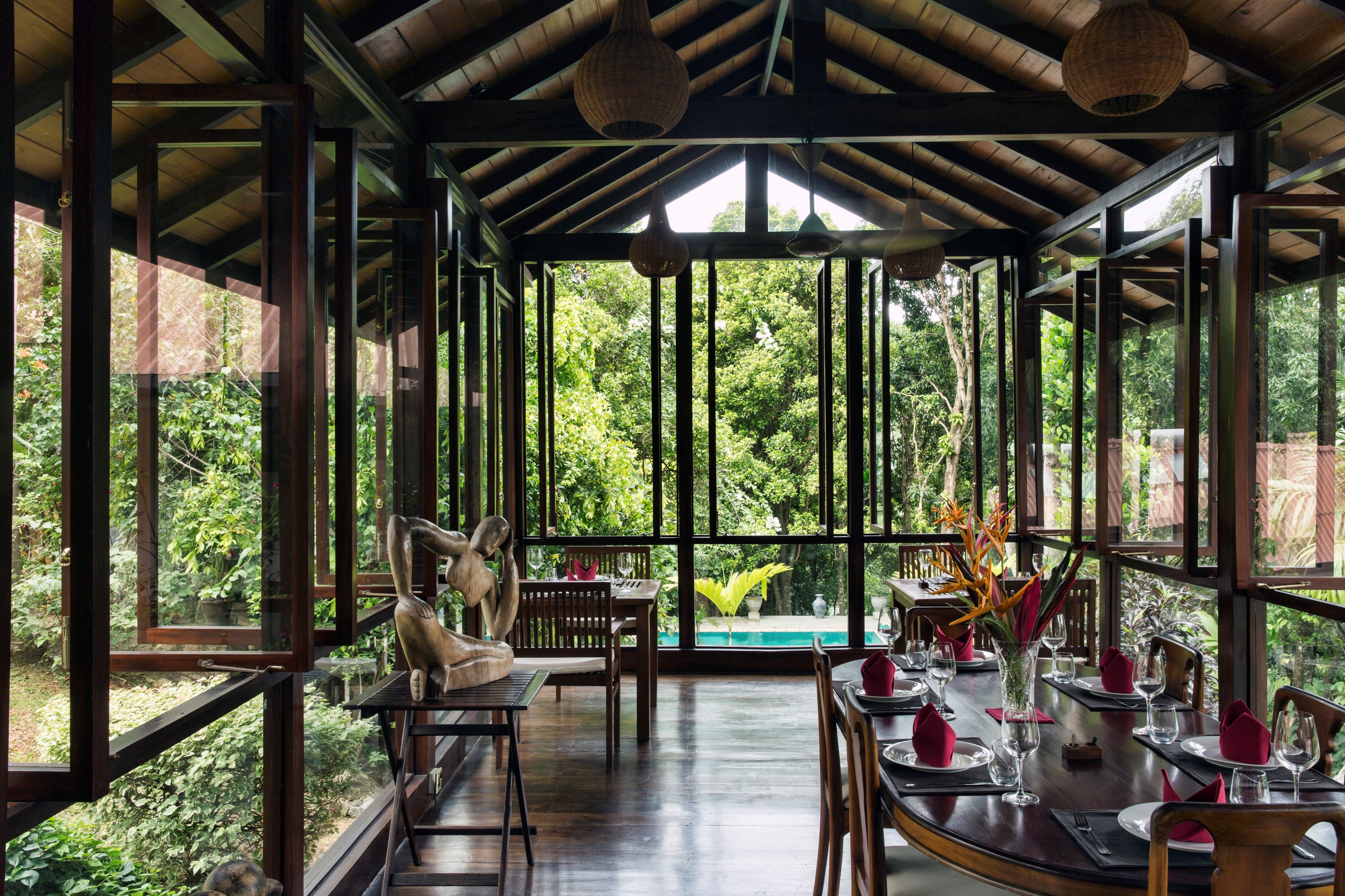 Dining in the canopy of the trees