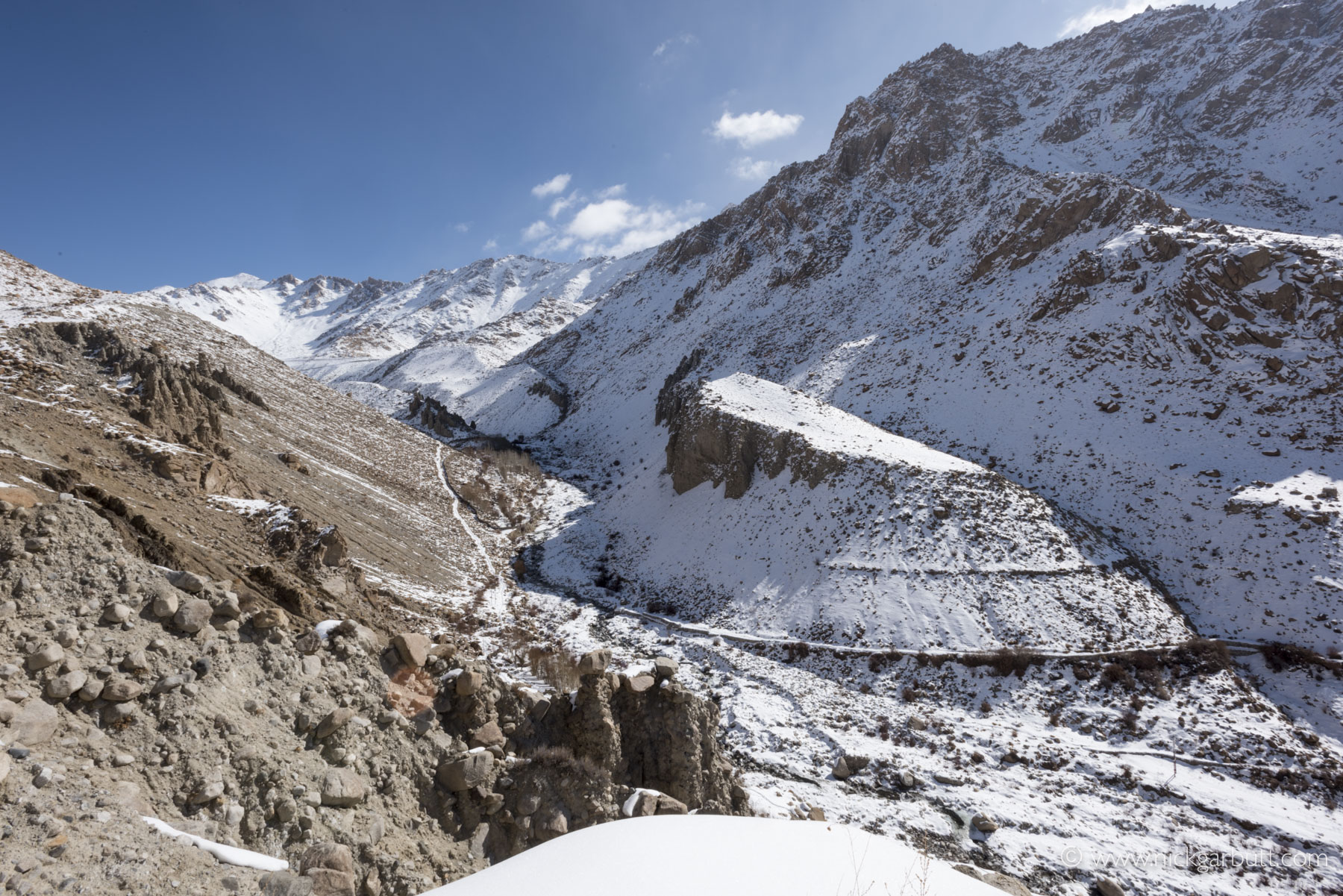 View of the landscape at the lodge in Jan