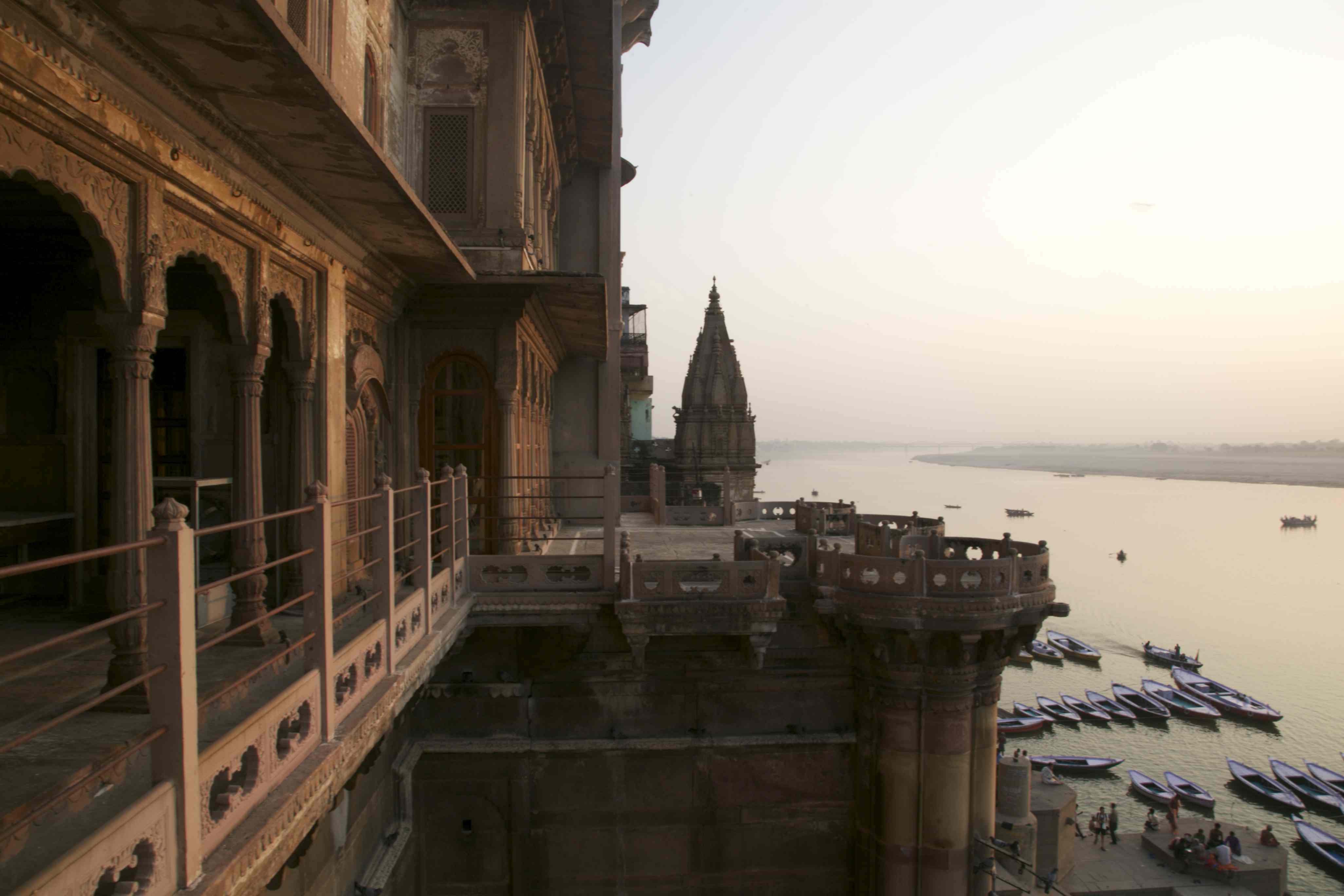 River view from Baithak (Lobby) Terrace area