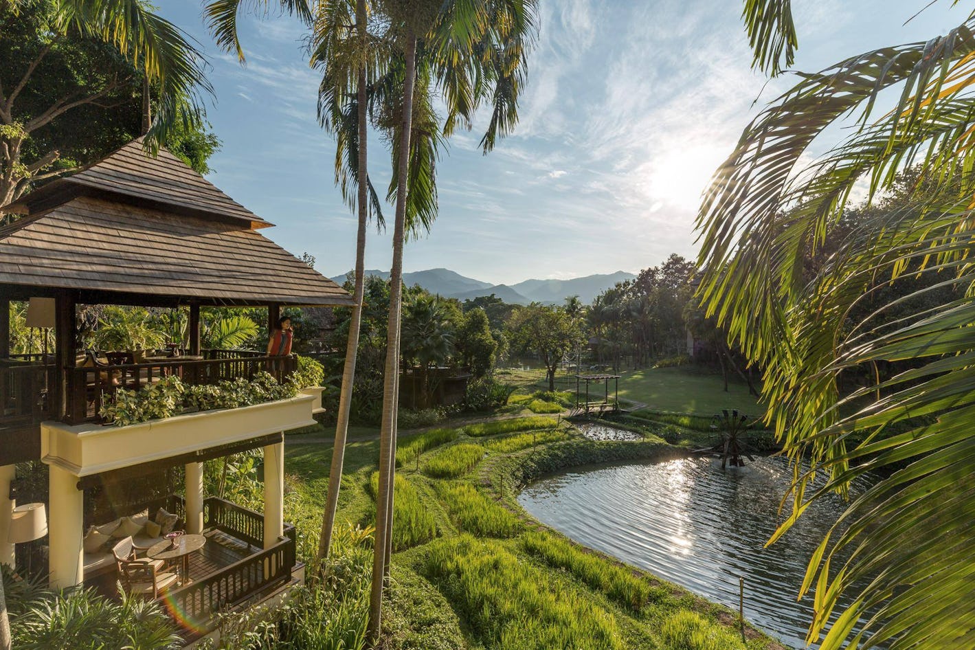 If the mention of Thailand conjures up visions of old-fashioned pavilions reflected in lotus ponds, palatial villas and foot massages enjoyed by an infinity pool, you won't be disappointed! Sheltered in one of northern Thailand's most scenic...