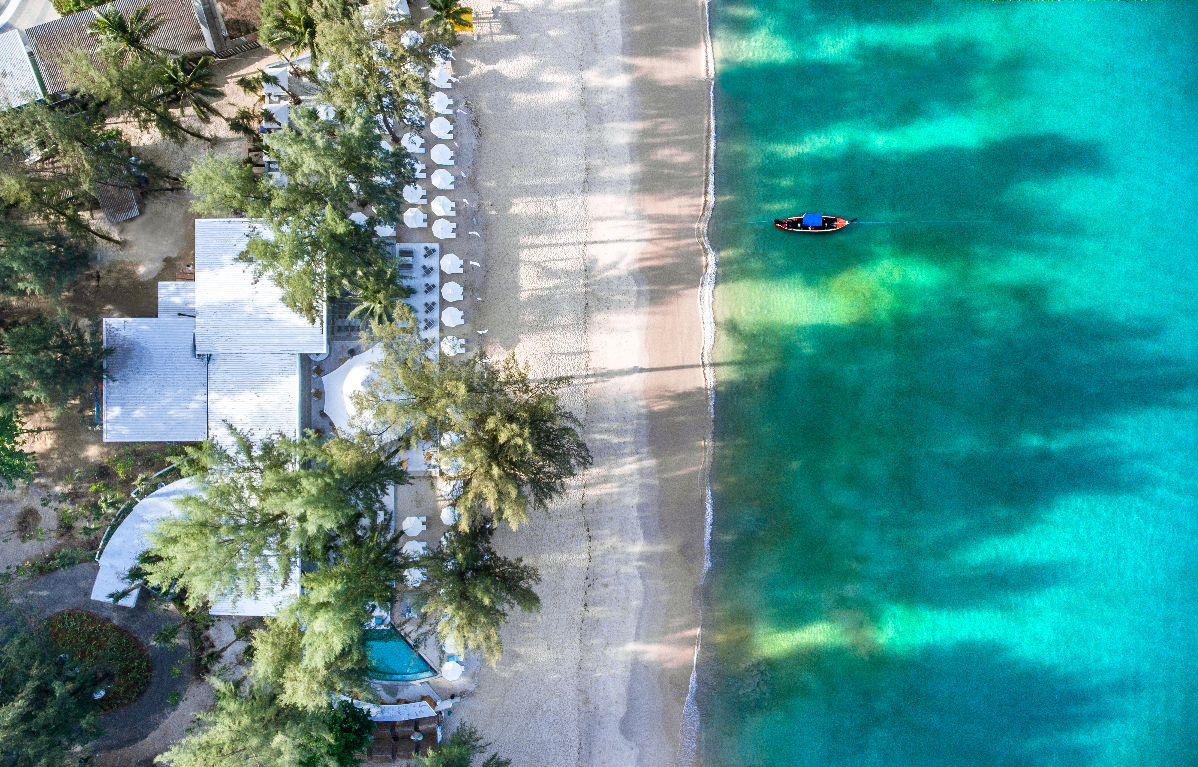 Catch Beach Club - bird's-eye view