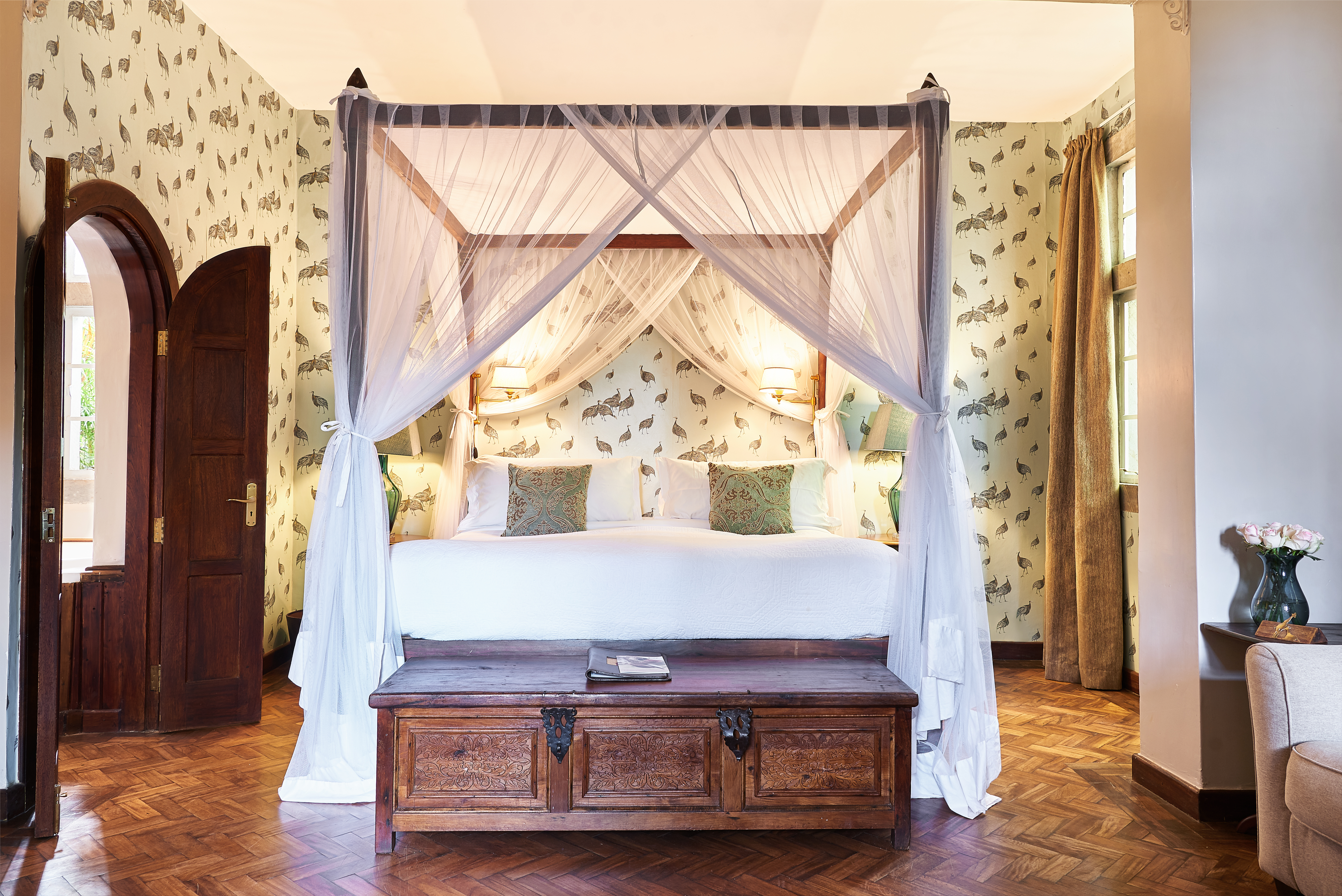 Edd's room is located in the garden manor