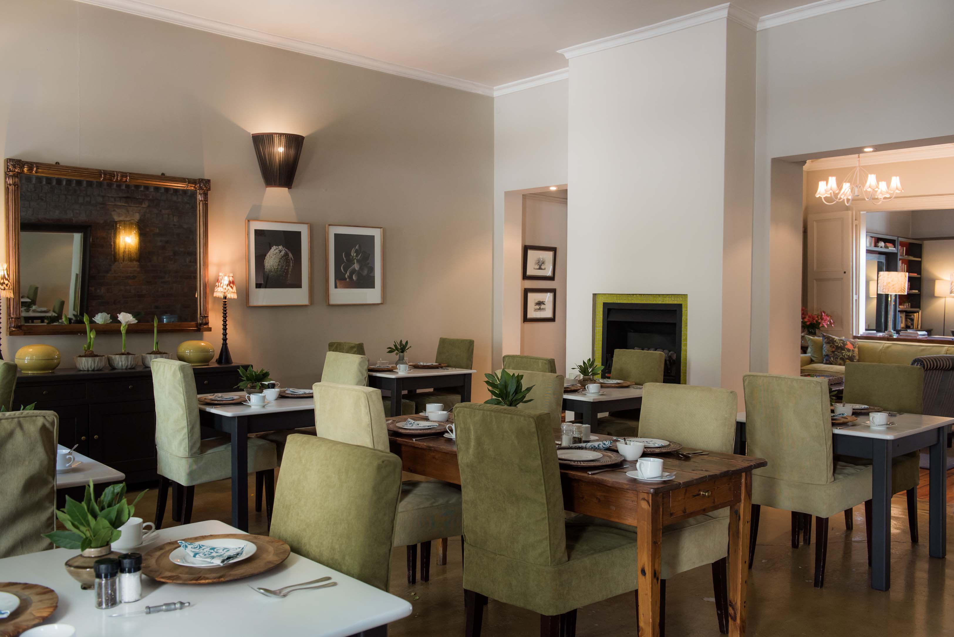 Breakfast room at Welgelegen. 