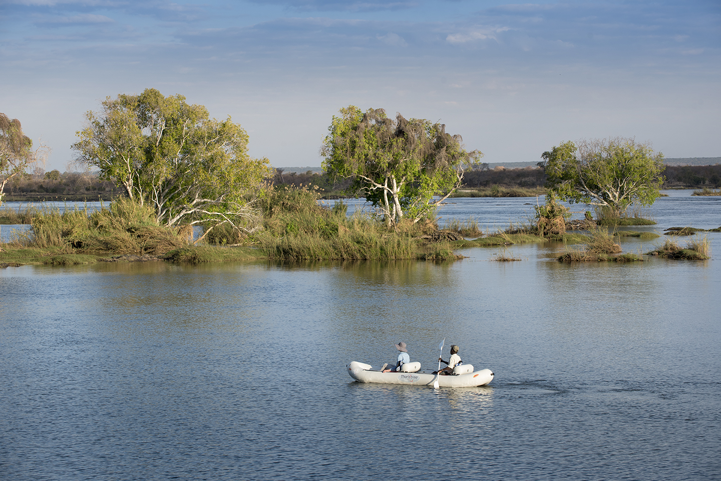 Canoe on the Zambezi