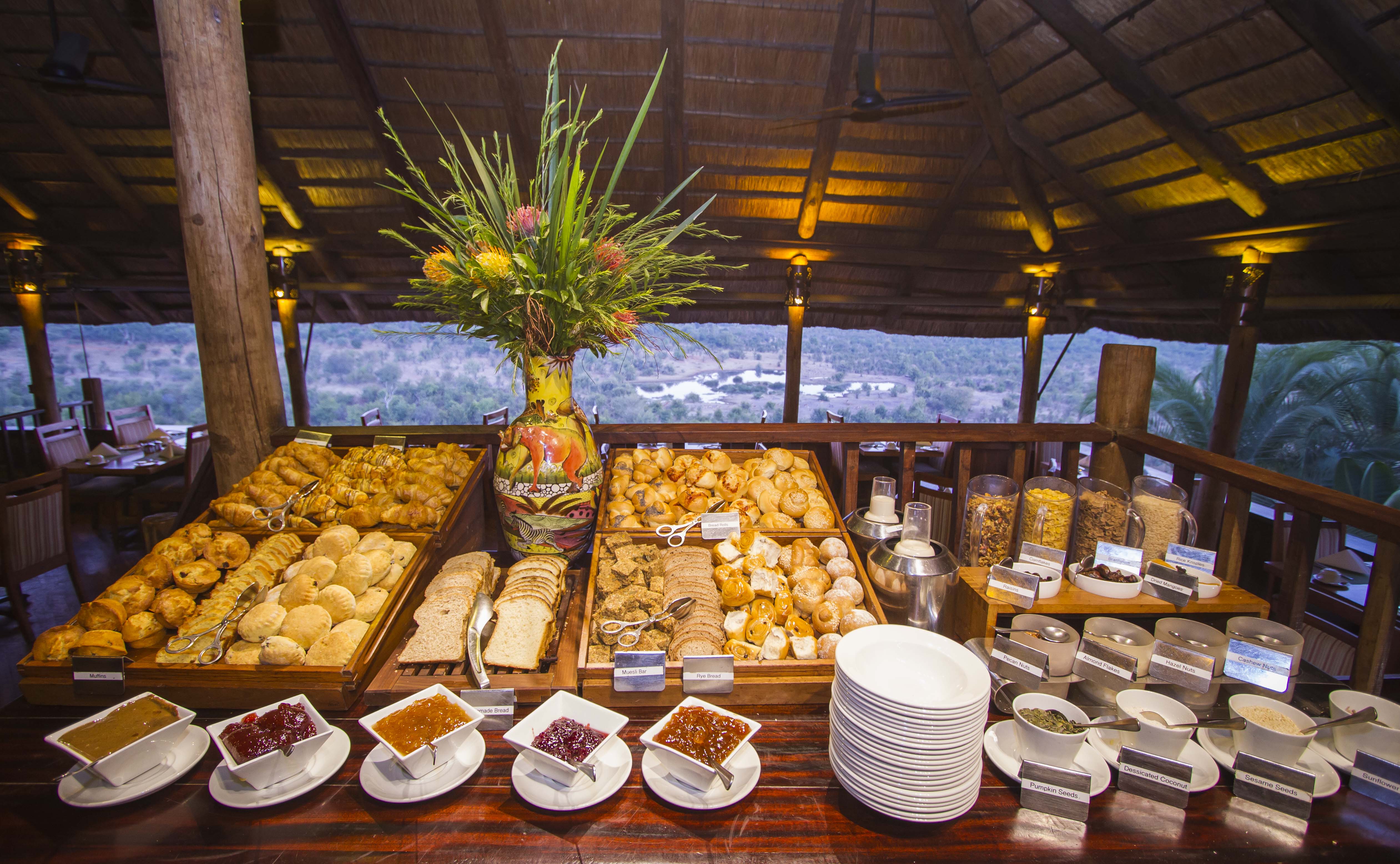 MaKuwa-Kuwa Breakfast Buffet at the lodge