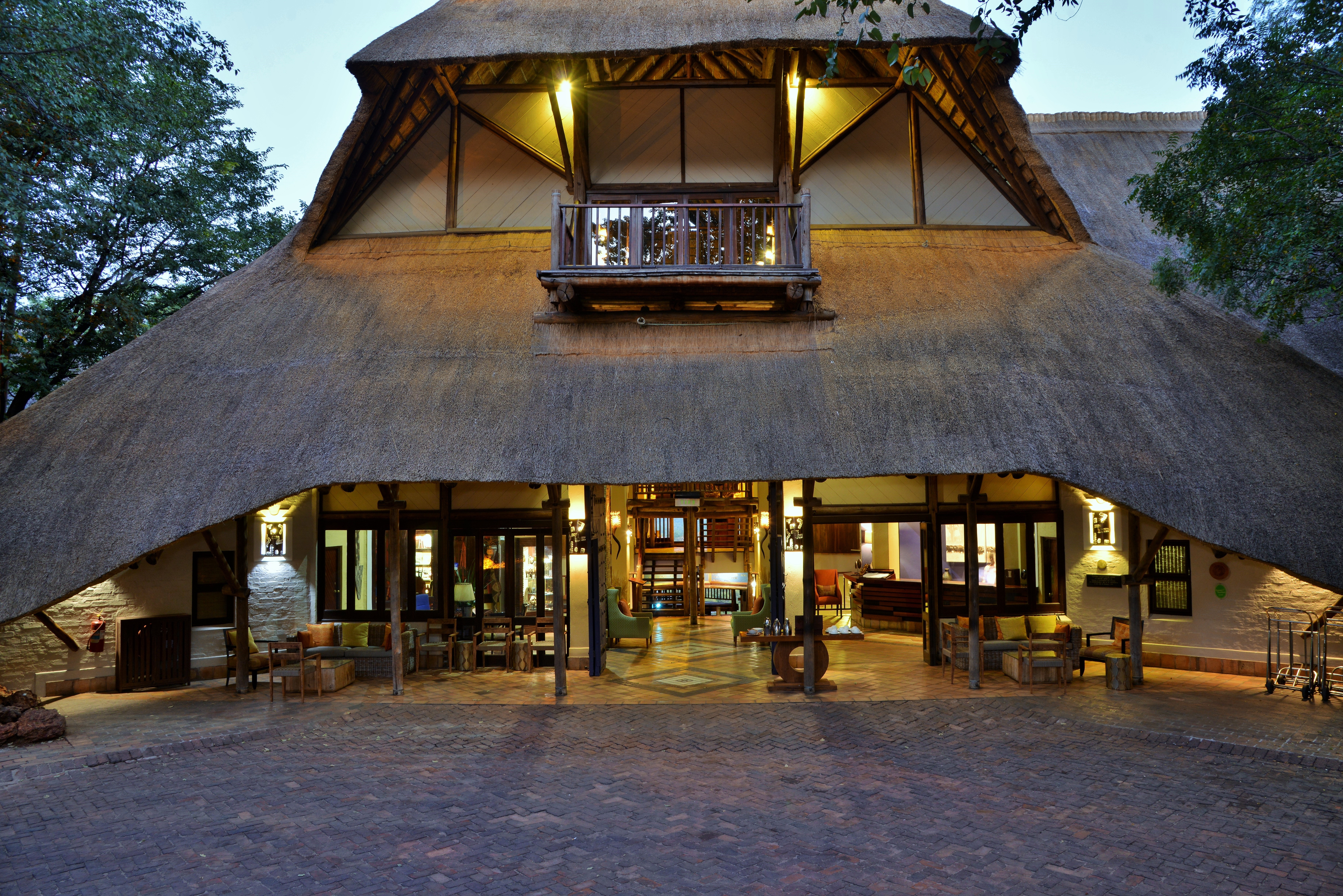 Entrance into Victoria Falls Safari Lodge