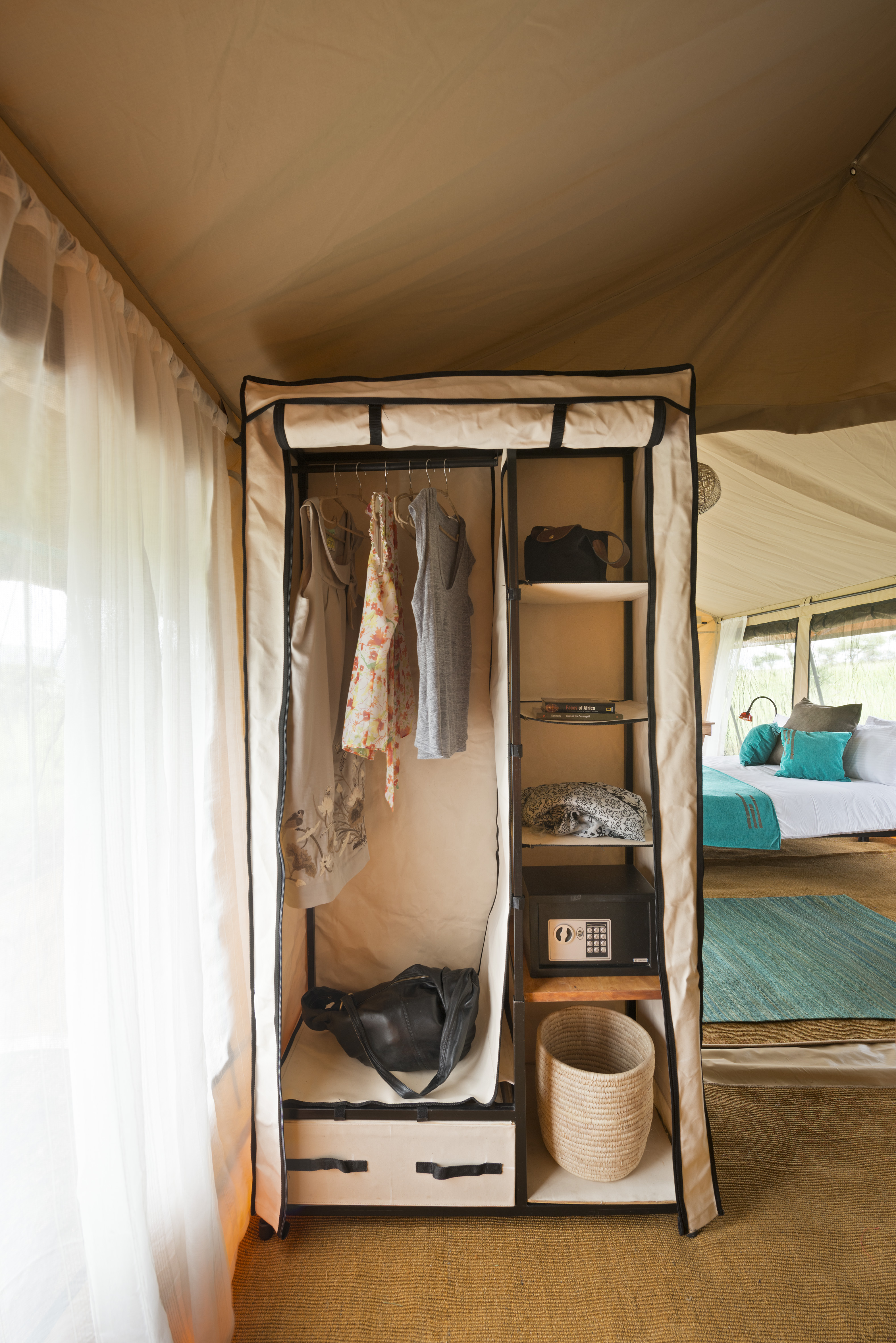 Double wardrobes in each bedroom
