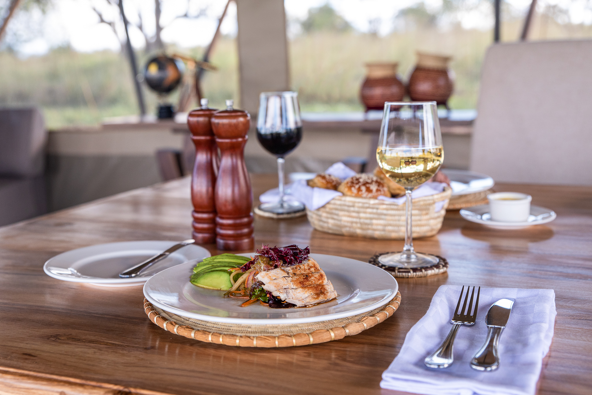 Chicken avocado salad
