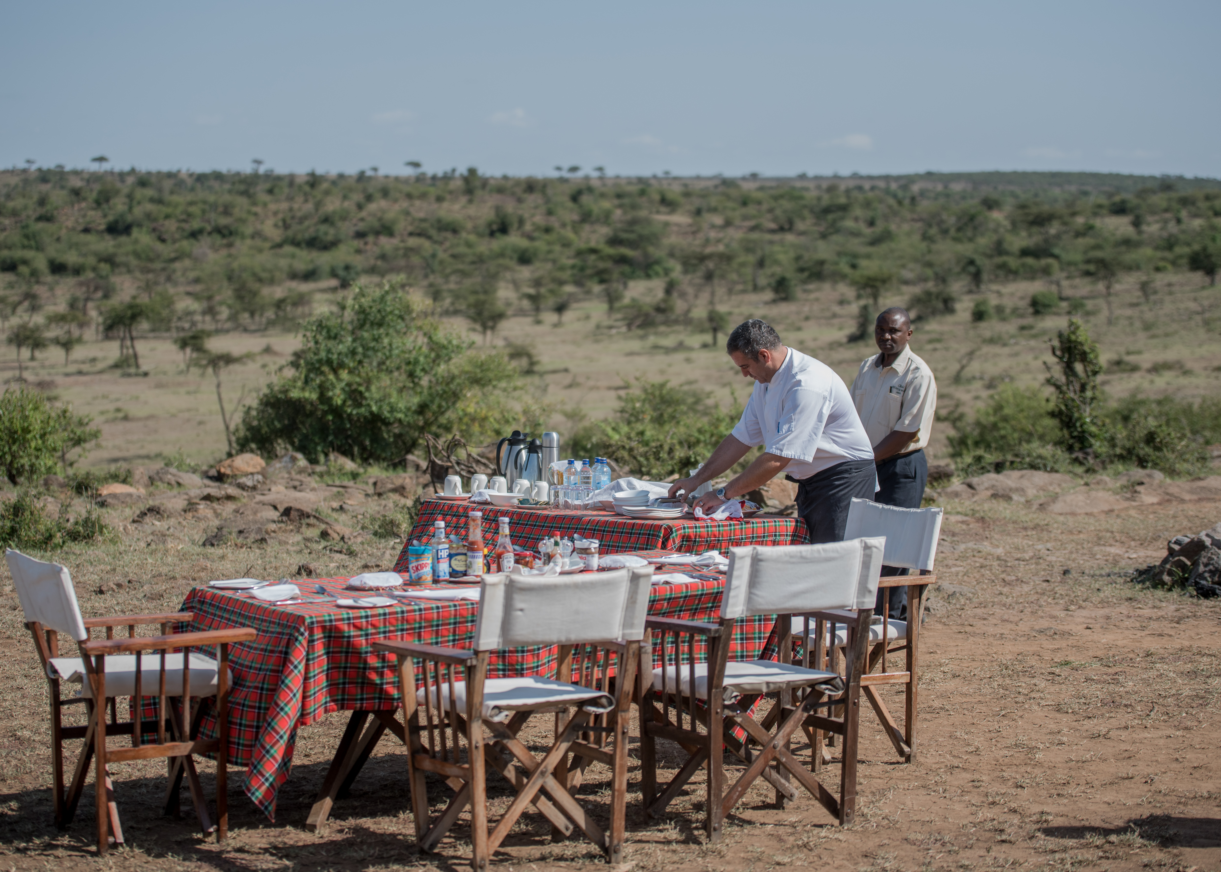 Bush breakfast at Ol Seki