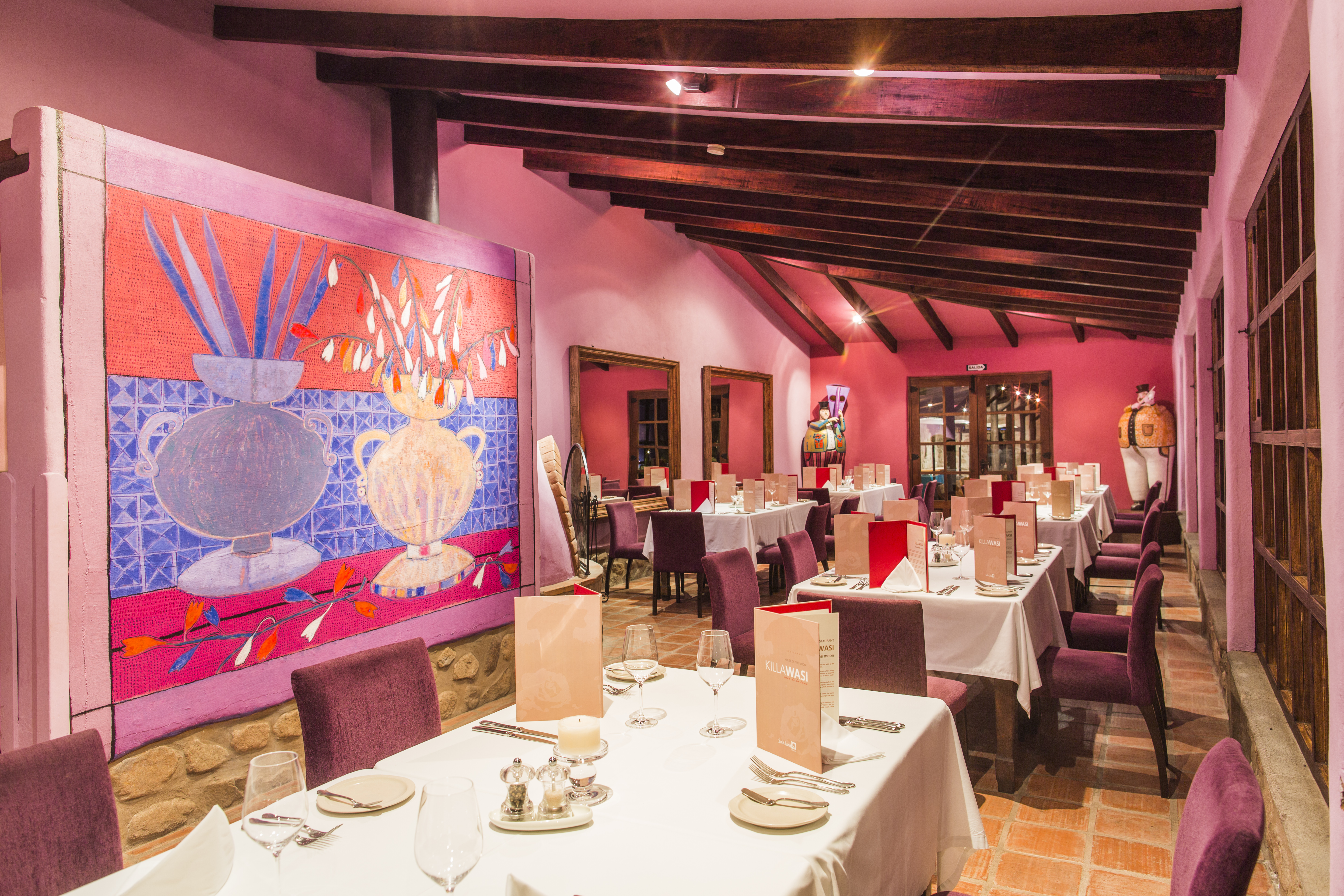 One of our  dining rooms at  the restaurant Killa Wasi