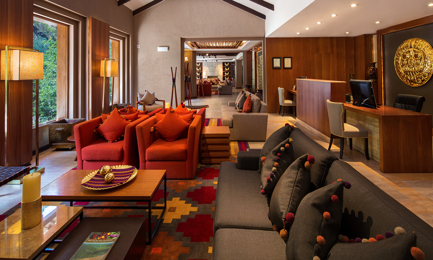 Lobby of Sumaq Machu Picchu Hotel 
