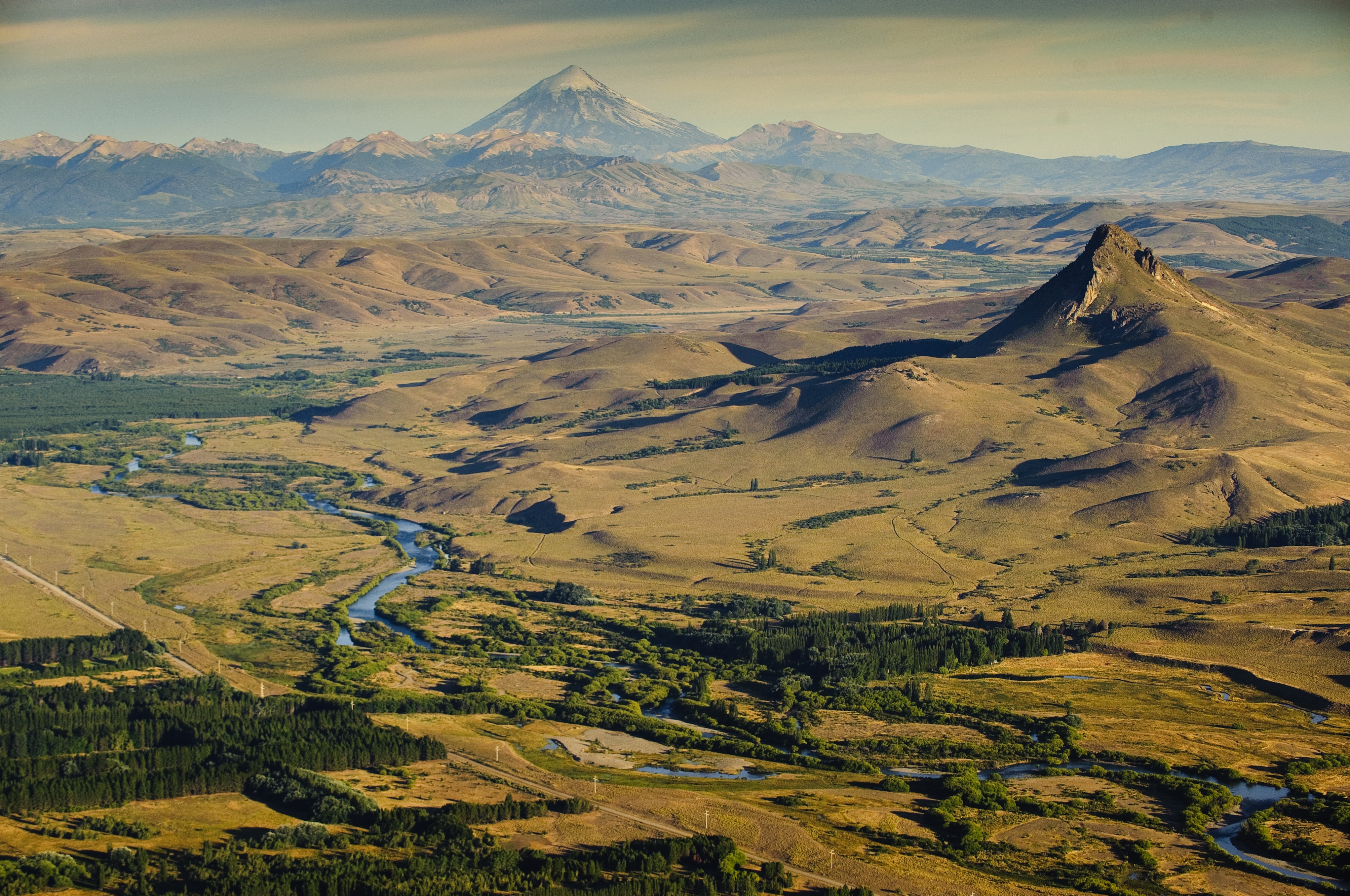 Tipiliuke´s landscape with Chimehuín river