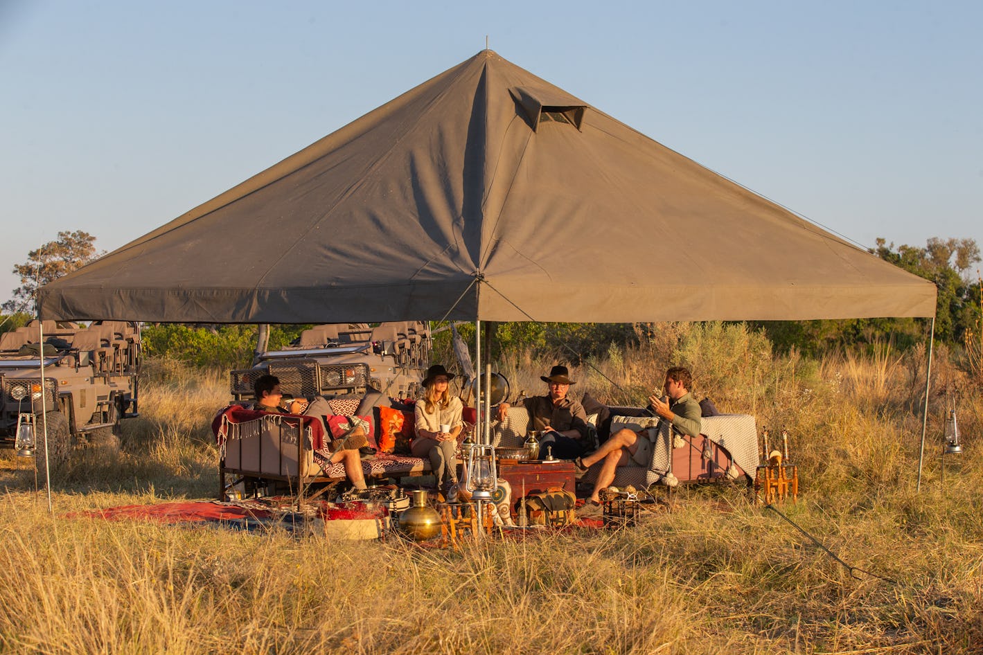 Golden Africa Luxury Roving Safari Camp, Botswana