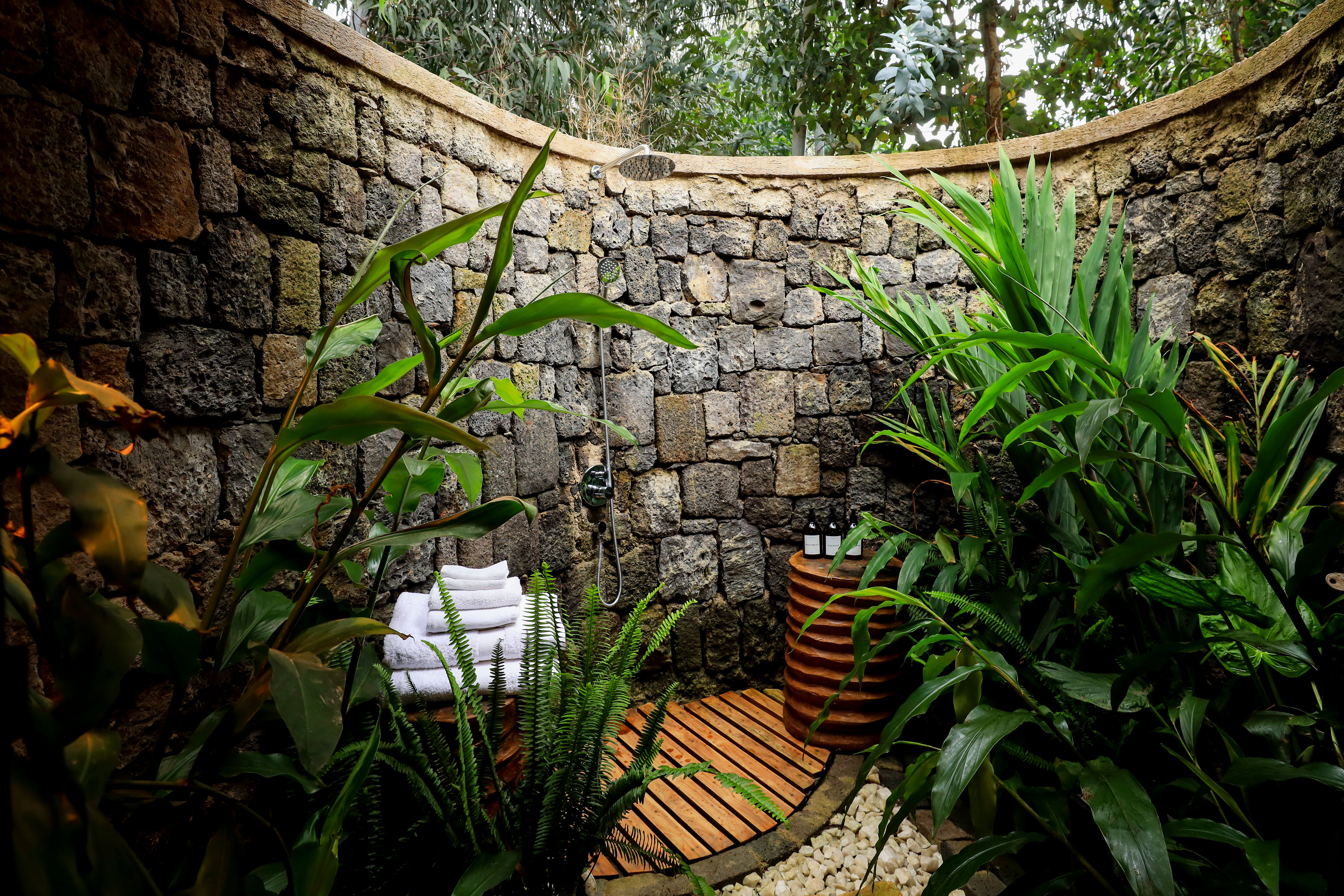 Luxury Suite outside shower