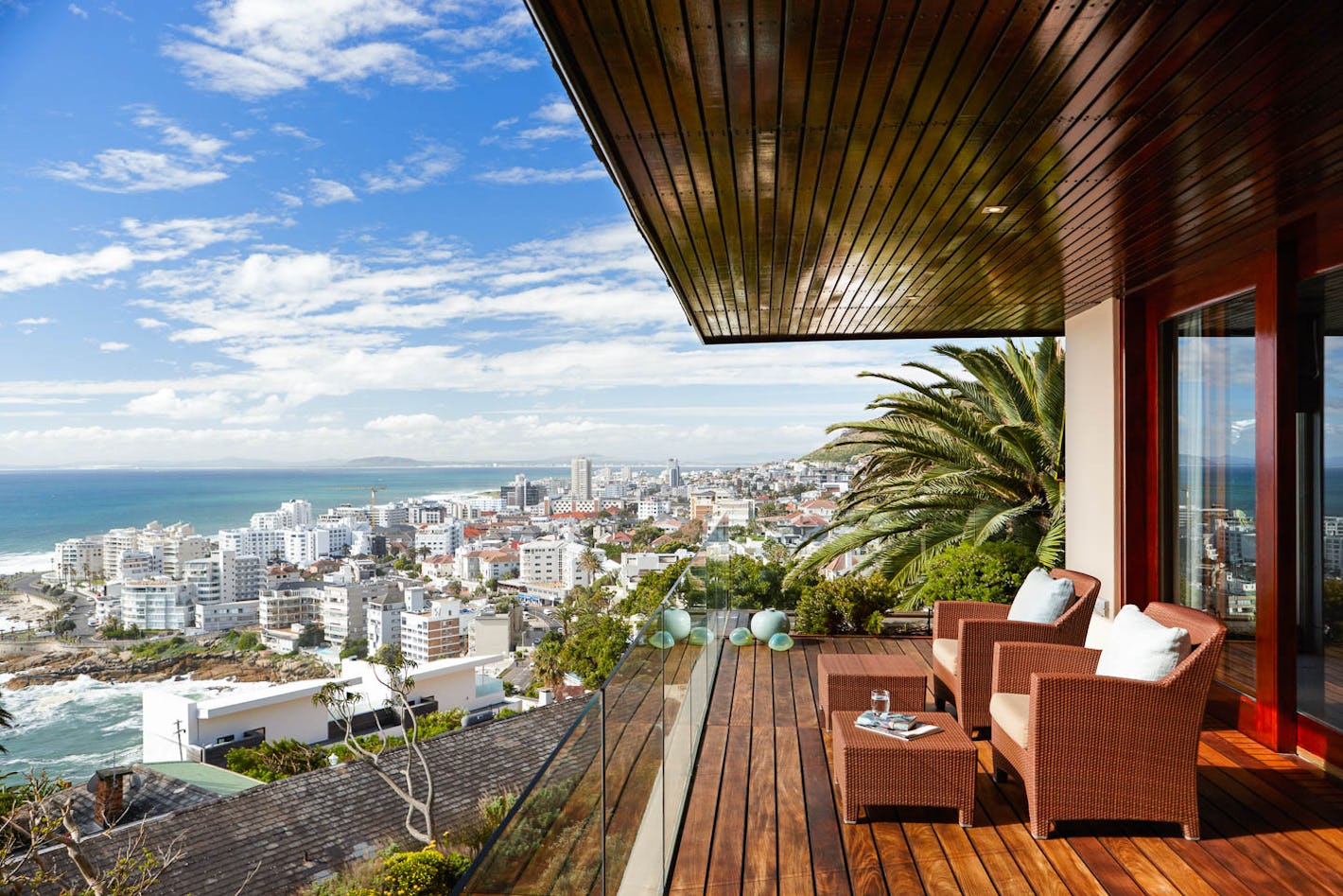 view from deck ellerman house cape town south africa  