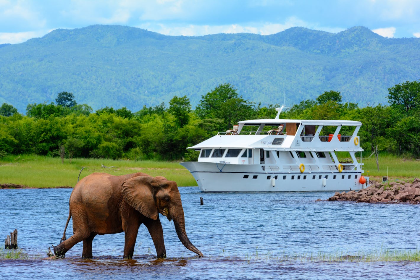matusadona luxury safari cruiser zimbabwe  