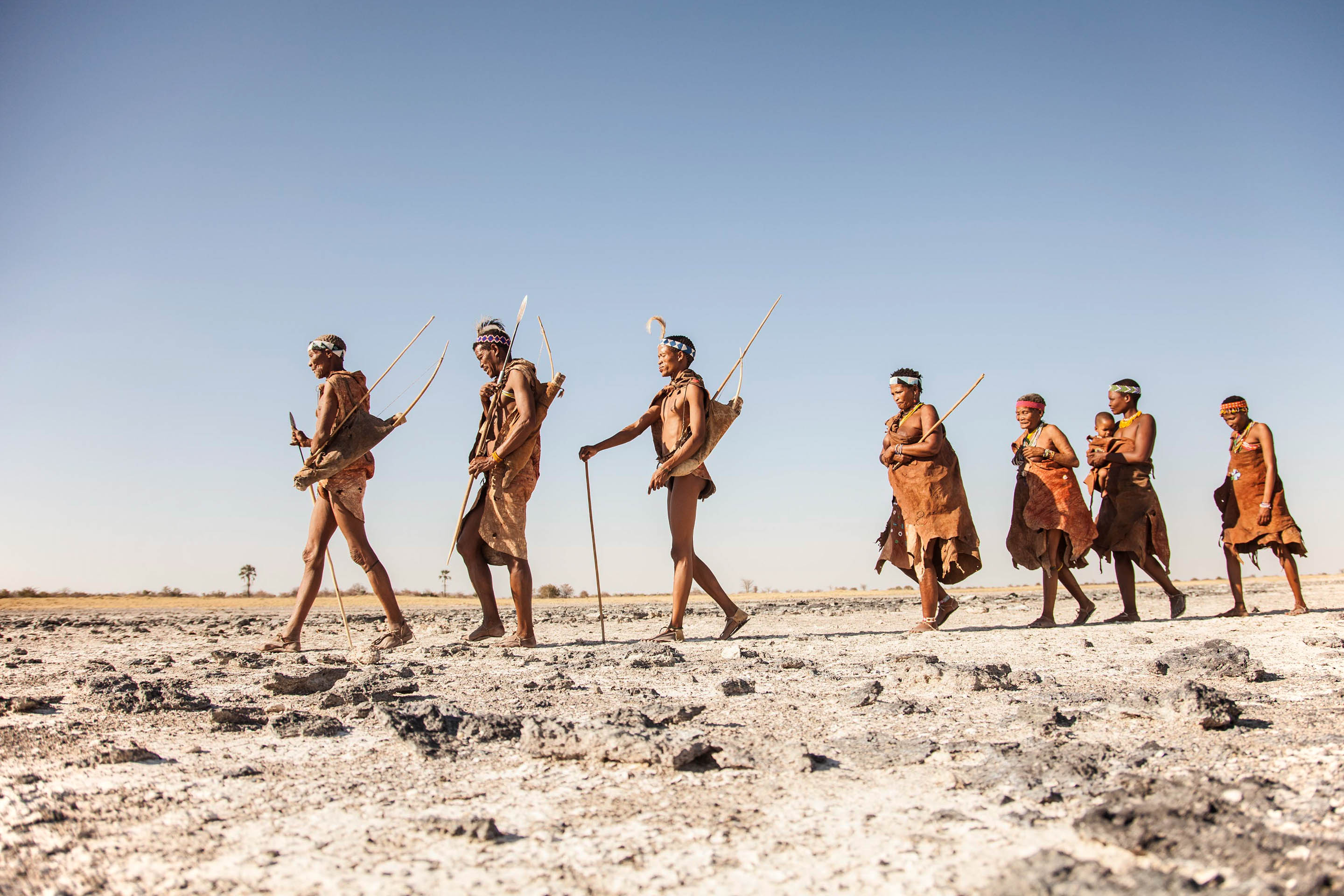 Follow the paths of the San in Botswana